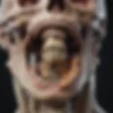Illustration of bone structure affected by metastatic disease