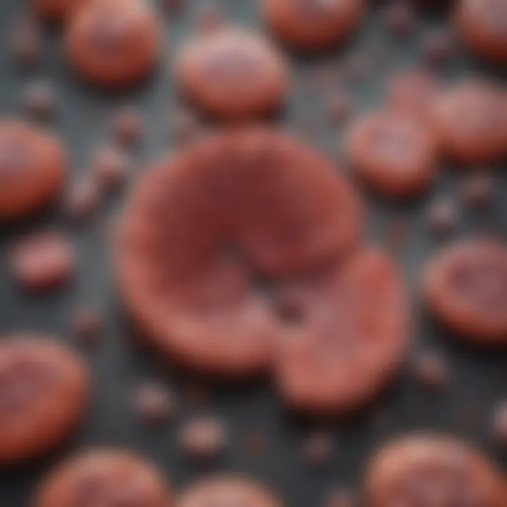 Diagram illustrating the pathophysiology of Acute Myeloid Leukemia