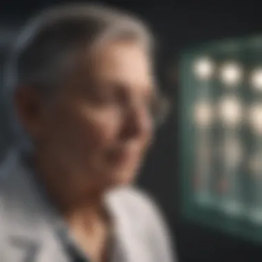 Graph showing treatment options for elderly patients with AML