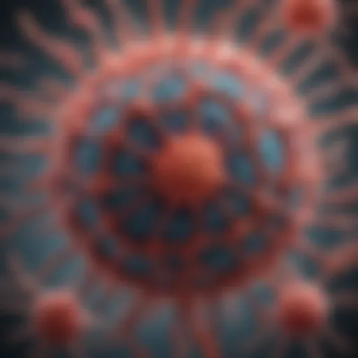 Intricate diagram illustrating adenovirus vector structure.