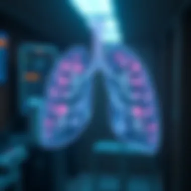 Recent Advancements in Lung Cancer Treatments Graphic showing recent advancements in lung cancer therapies