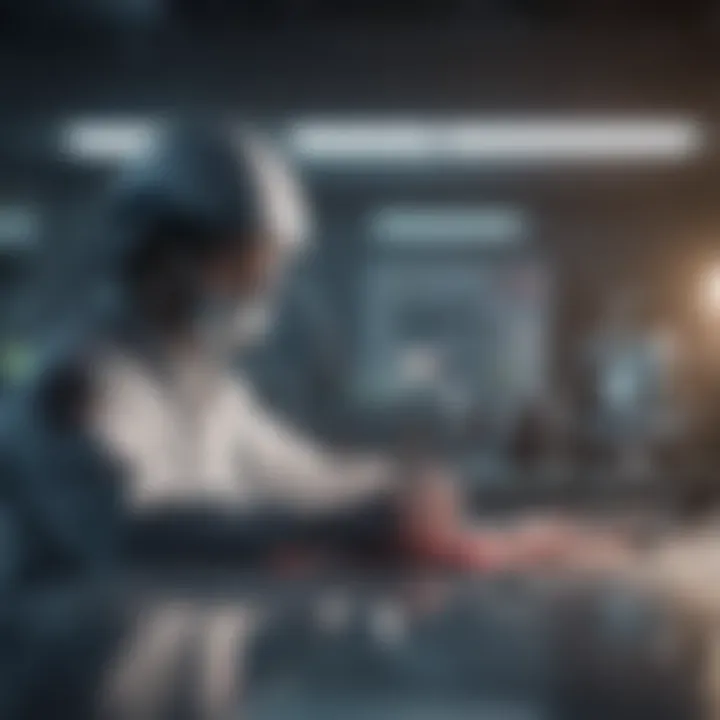 Emergency medical team utilizing AI for critical decision-making