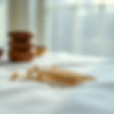 Acupuncture Needles and Serenity Acupuncture needles arranged neatly on a silk cloth with a serene background.