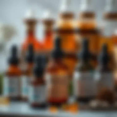 Homeopathy Vials and Natural Healing A detailed view of homeopathy vials and natural remedies displayed aesthetically.