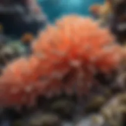 Vibrant coral formations showcasing natural beauty