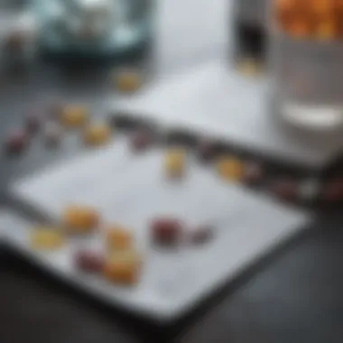 Antibiotic pills with a prescription note