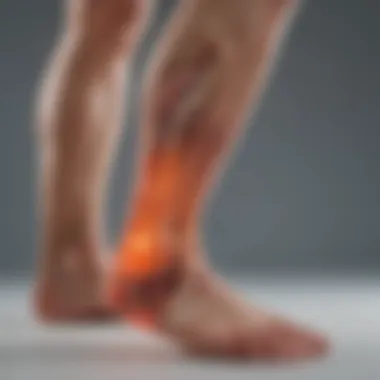 Symptoms Comparison of Plantar Fasciitis and Achilles Tendonitis Visual representation of symptoms associated with plantar fasciitis and Achilles tendonitis.