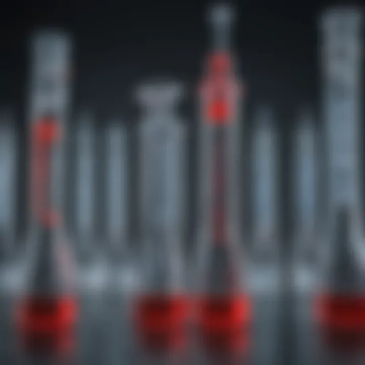 Graph illustrating vaccine effectiveness against various viral strains