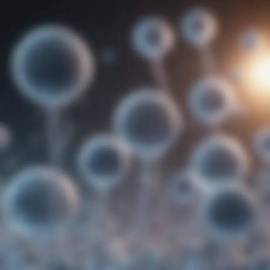 Illustration of cell freezing media components