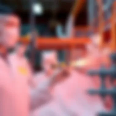 Industrial application of ammonia solutions in manufacturing