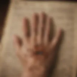 Ancient manuscript depicting eczema treatments