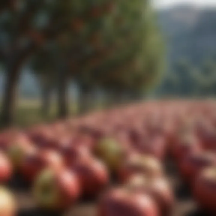 Modern organic apple farming practices