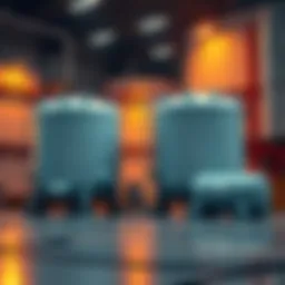 Innovative nitrogen storage tanks showcasing advanced technology