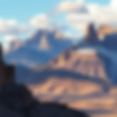 The Majesty of the Rocky Mountains Breathtaking view of the Rocky Mountains showcasing their grandeur and unique geological formations.