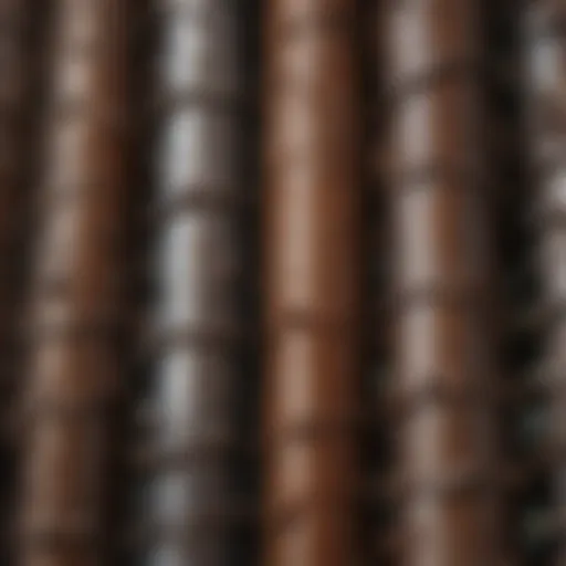 Illustration depicting various types of corrosion affecting metal structures