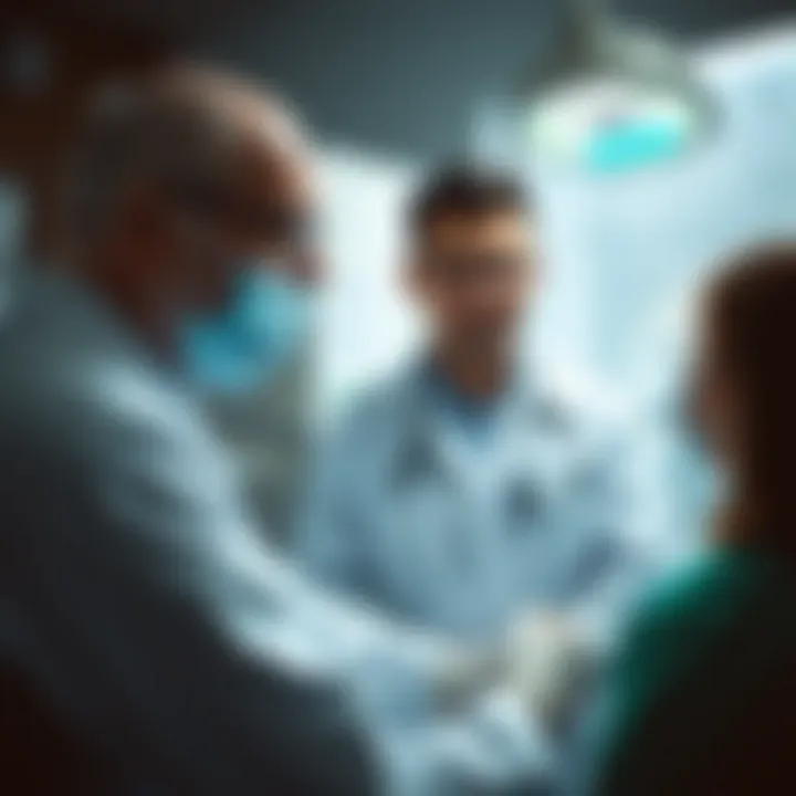 Dental professional discussing fluoride usage with a patient