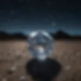 A starry night sky resembling scattered diamonds