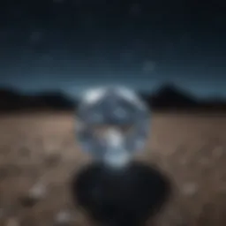 A starry night sky resembling scattered diamonds