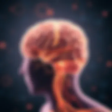 Neurological Pathways of Dyskinesia Illustration depicting the neurological pathways involved in dyskinesia.