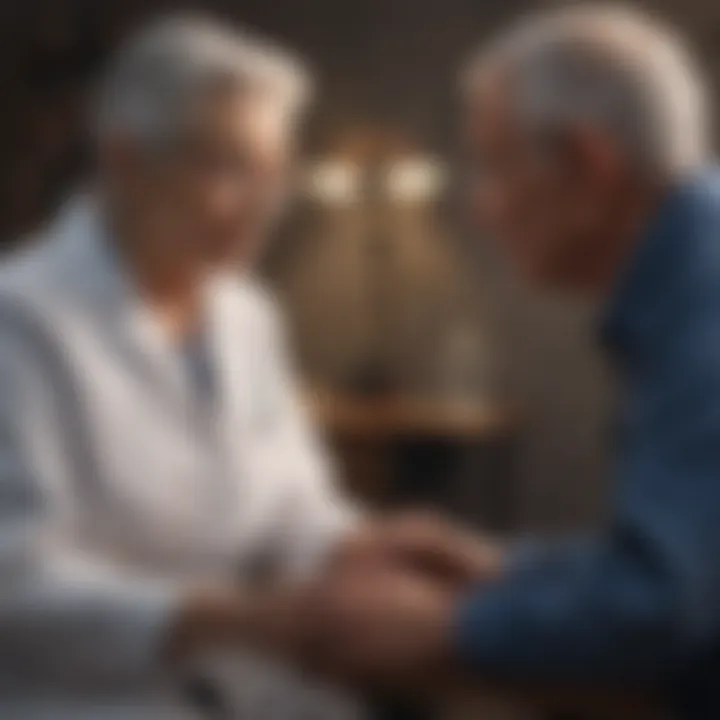 Elderly patient consultation
