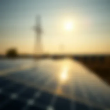 The Role of Solar Energy in Modern Power Systems Solar panels harnessing sunlight