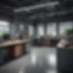 Engineering office environment in Germany