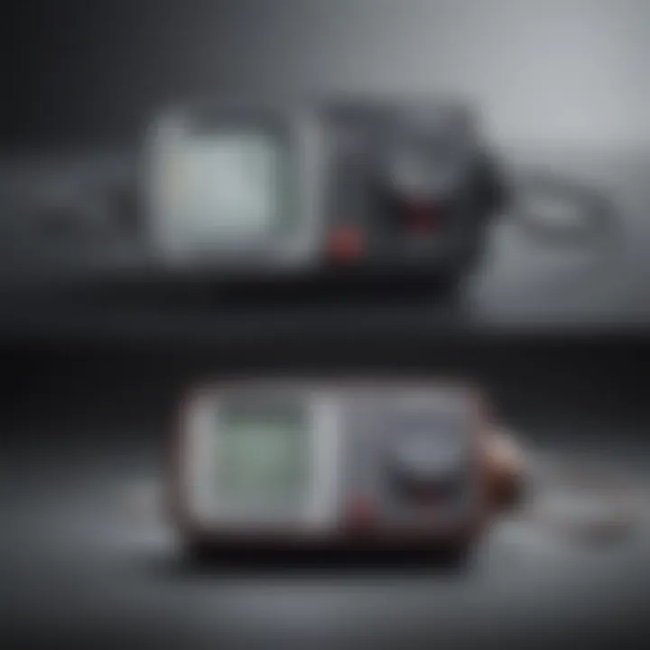 Comparison chart detailing accuracy of electronic vs manual blood pressure devices