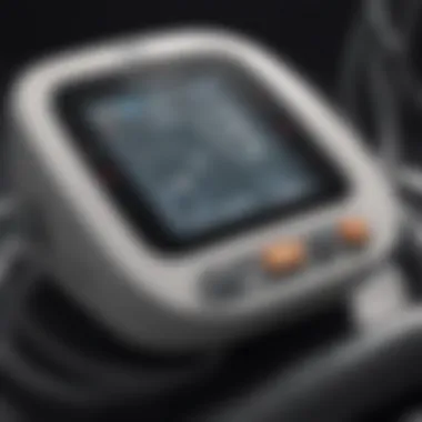Innovative Design of Electronic Blood Pressure Machines Electronic blood pressure machine showcasing its interface and design