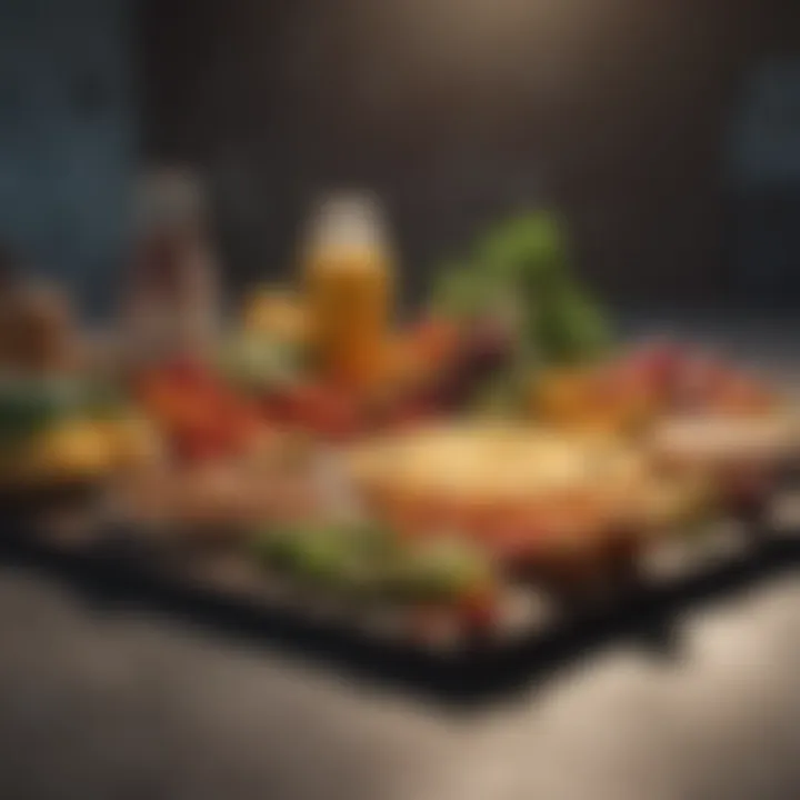 Illustration depicting access to healthy food options