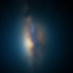 A stunning view of the Milky Way galaxy illuminated against a dark sky