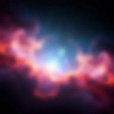 Nebulae: Cradles of Stellar Birth A vibrant nebula exploding with colors, showcasing stellar formation