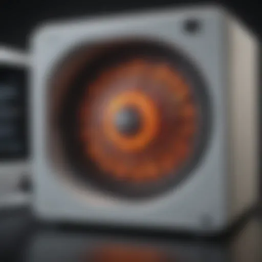 High-resolution CT scan showcasing microwave ablation targeting
