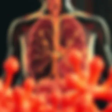 Visual representation of probiotic mechanisms in the body