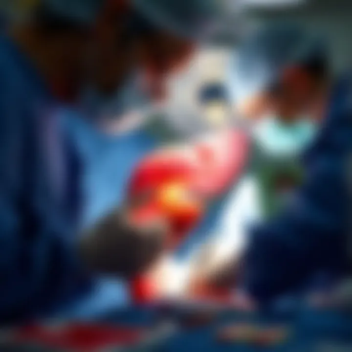 Surgical intervention for liver abscess management