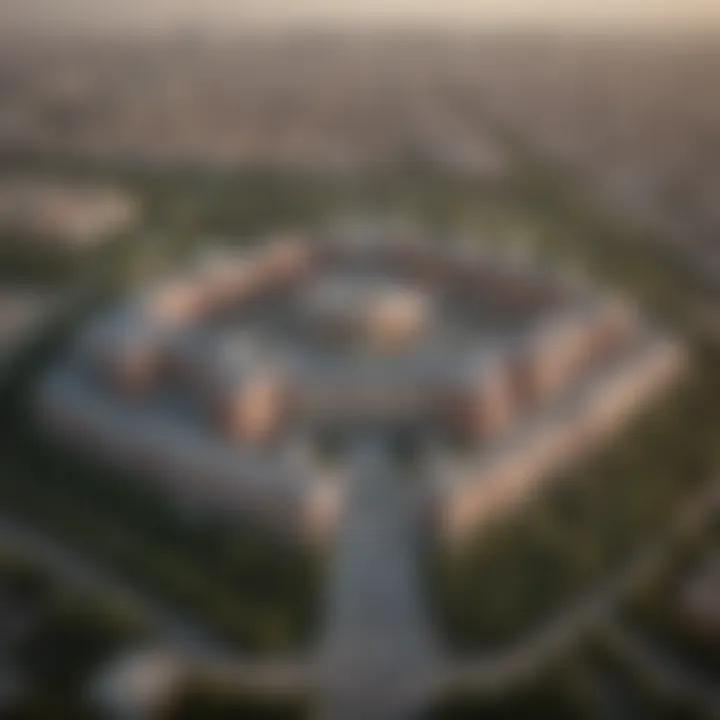 A panoramic view of a prominent medical university in Beijing