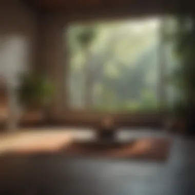Creating a Meditation Sanctuary A calm indoor space designed for meditation practice