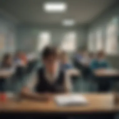 Education's Impact on Mental Hygiene A classroom setting highlighting the role of education in mental hygiene