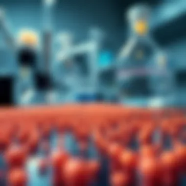 Application of micro magnetic beads in a laboratory setting