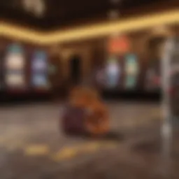 A virtual casino interface showcasing various games