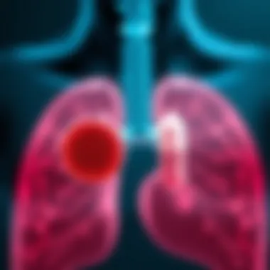 Illustration showing the mechanism of action of steroids in asthma treatment.