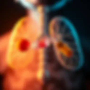 Visual representation of potential side effects related to steroid use in asthma.