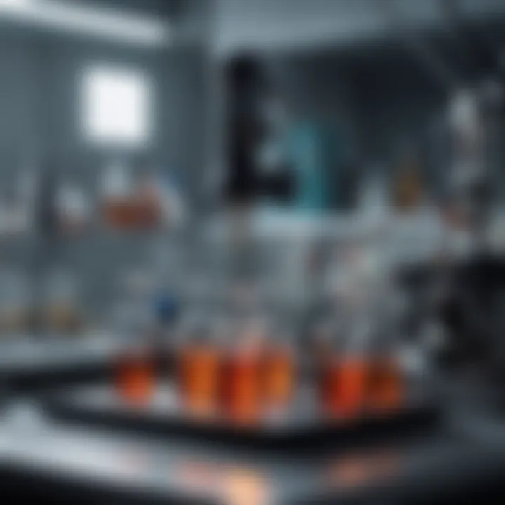 Laboratory setup for lipid analysis