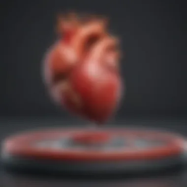 Infographic showing the impact of lifestyle choices on heart health