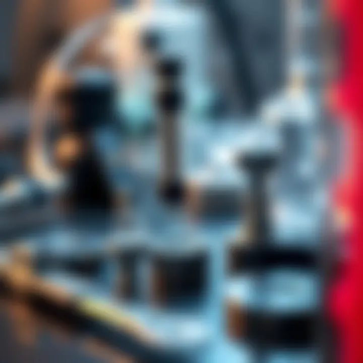 A detailed view of sperm concentration measurement tools