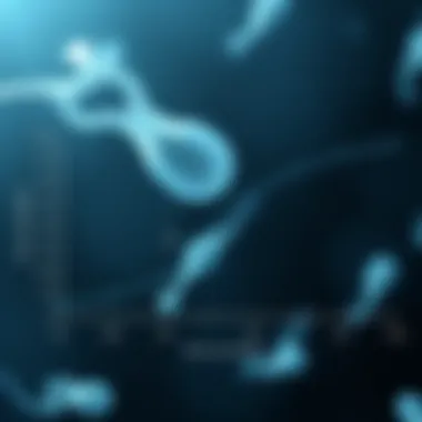 Graph showing variations in sperm concentration across different populations