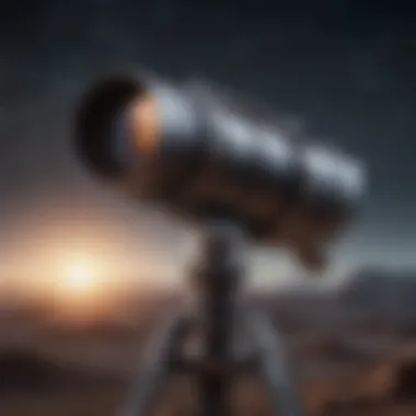 A futuristic telescope design representing advancements in space technology