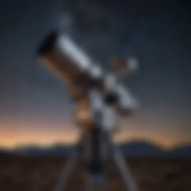 A high-tech telescope capturing live views of the night sky