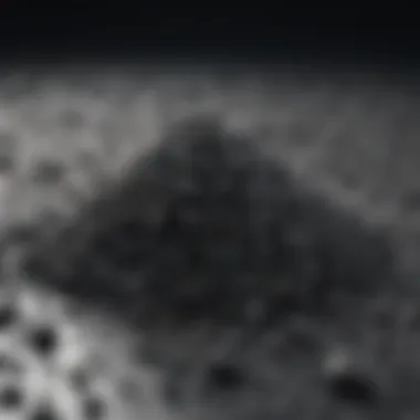 Illustration showing granular activated carbon
