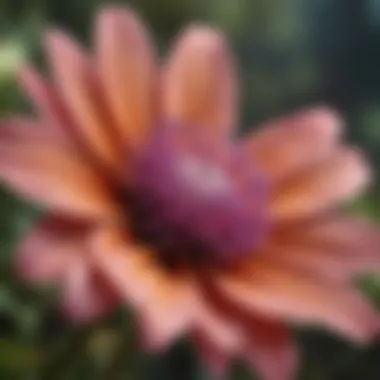 Endemic Beauty: Brazilian Flower Close-Up Close-up of an endemic Brazilian flower in its natural habitat