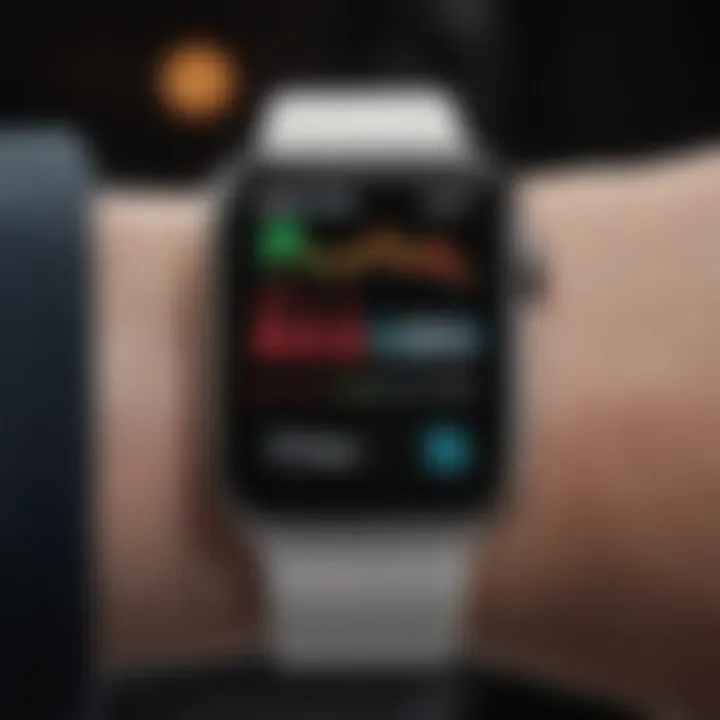 Apple Watch displaying oxygen saturation levels